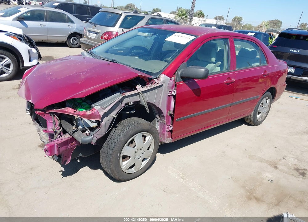 2007 TOYOTA COROLLA CE VIN: JTDBR32E570114305