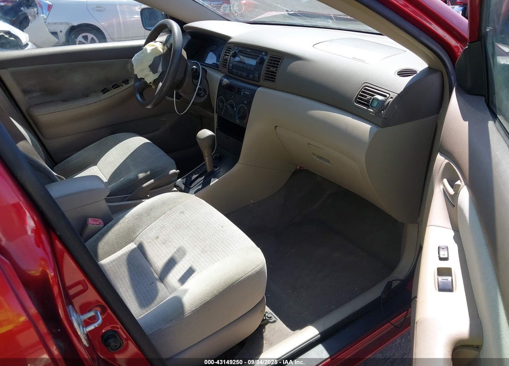 2007 TOYOTA COROLLA CE VIN: JTDBR32E570114305