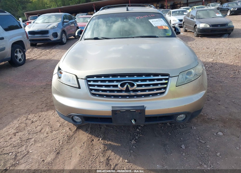 2004 INFINITI FX35 VIN: JNRAS08W84X216151