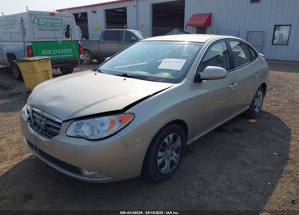 2009 HYUNDAI ELANTRA VIN: KMHDU46D39U808609