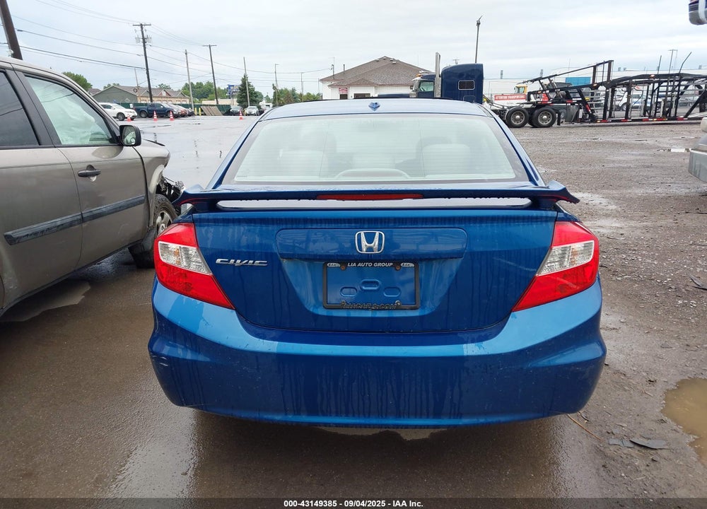 2012 HONDA CIVIC VIN: 2HGFB2F92CH535645