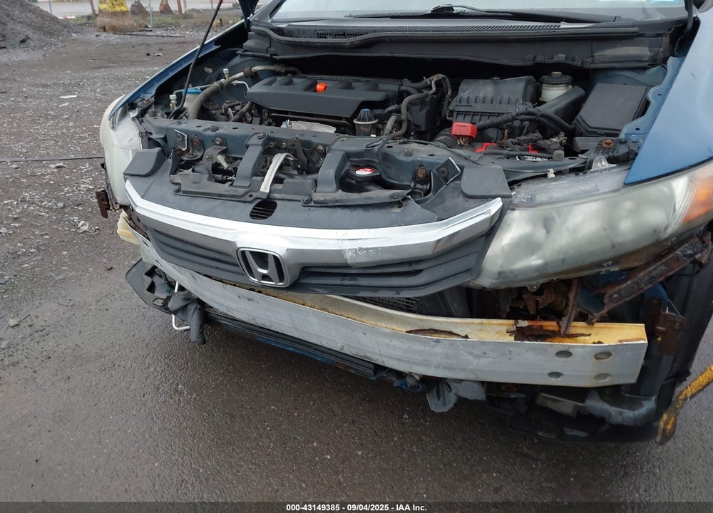 2012 HONDA CIVIC VIN: 2HGFB2F92CH535645