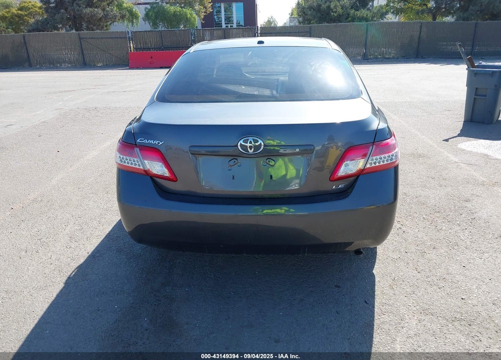 2011 TOYOTA CAMRY LE VIN: 4T4BF3EK4BR095341