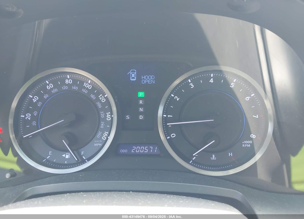 2012 LEXUS IS 250 VIN: JTHBF5C2XC5158563
