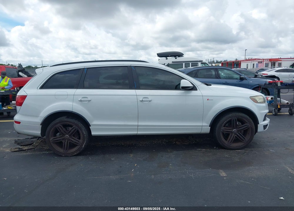 2013 AUDI Q7 3.0T S LINE PRESTIGE VIN: WA1DGAFE1DD006663