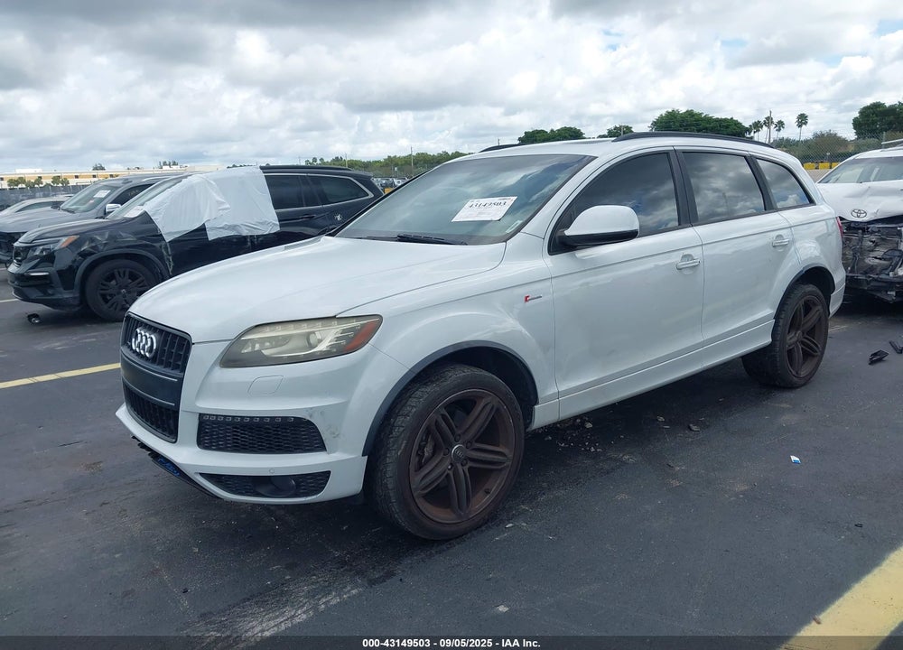 2013 AUDI Q7 3.0T S LINE PRESTIGE VIN: WA1DGAFE1DD006663
