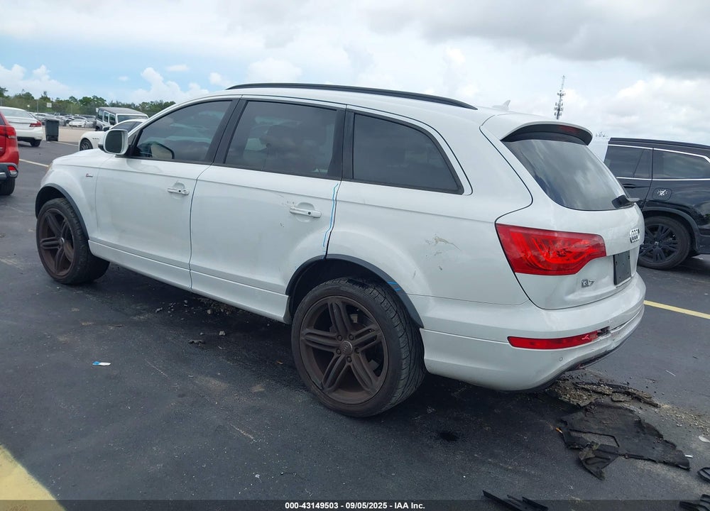 2013 AUDI Q7 3.0T S LINE PRESTIGE VIN: WA1DGAFE1DD006663