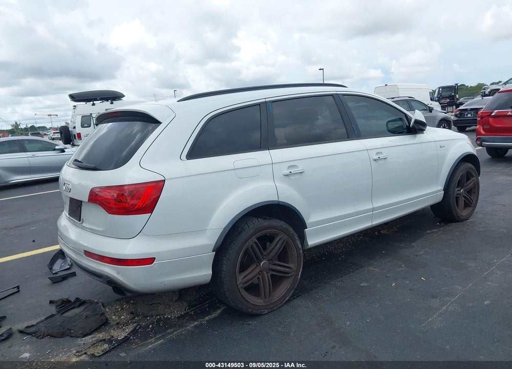 2013 AUDI Q7 3.0T S LINE PRESTIGE VIN: WA1DGAFE1DD006663