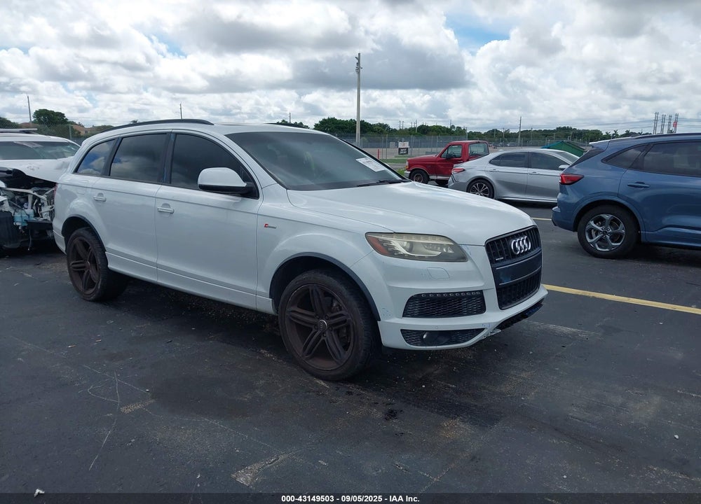 2013 AUDI Q7 3.0T S LINE PRESTIGE VIN: WA1DGAFE1DD006663