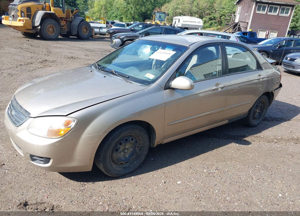 2008 KIA SPECTRA EX VIN: KNAFE122585493895