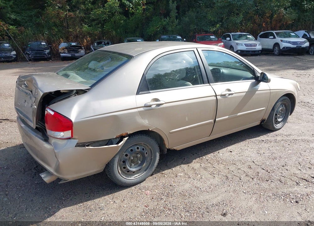 2008 KIA SPECTRA EX VIN: KNAFE122585493895