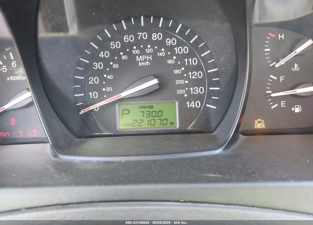 2008 KIA SPECTRA EX VIN: KNAFE122585493895