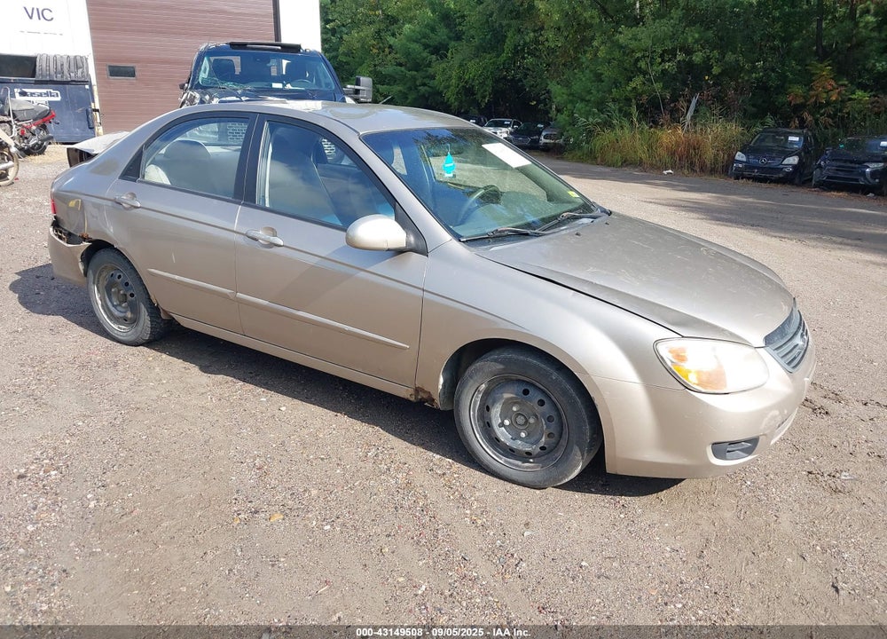 2008 KIA SPECTRA EX VIN: KNAFE122585493895