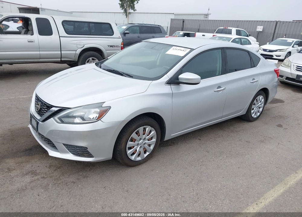 2017 NISSAN SENTRA SV VIN: 3N1AB7APXHL662799