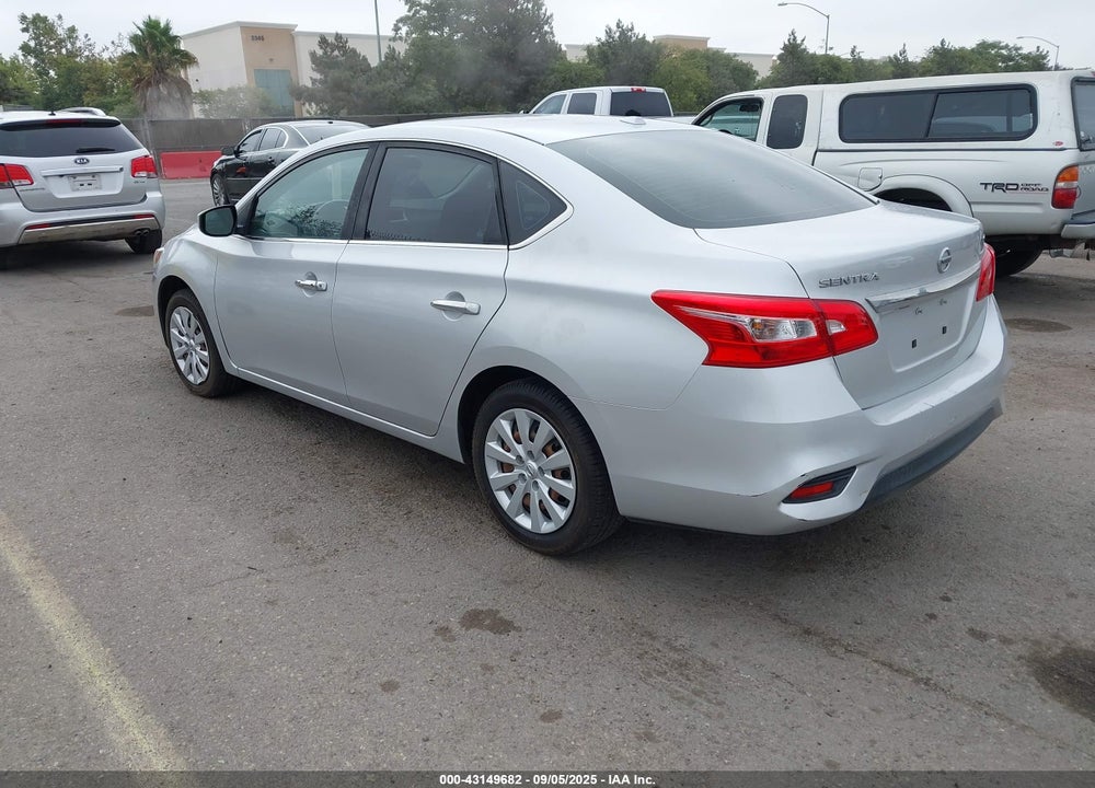 2017 NISSAN SENTRA SV VIN: 3N1AB7APXHL662799