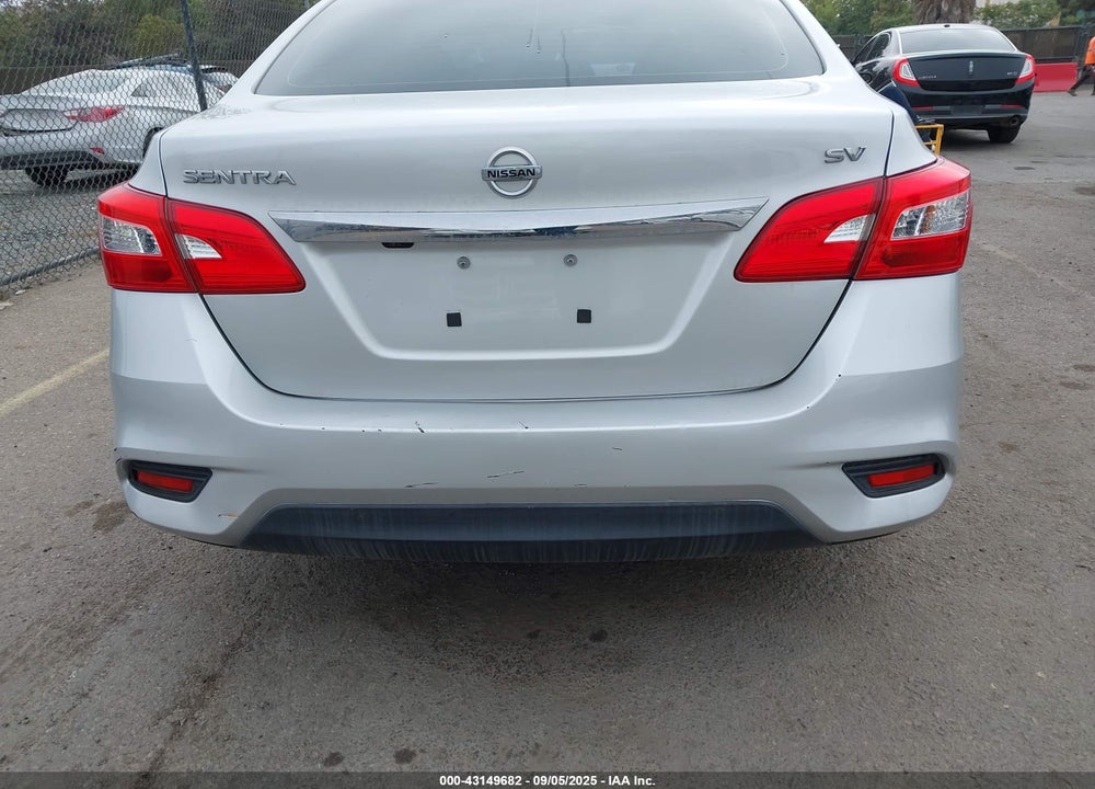 2017 NISSAN SENTRA SV VIN: 3N1AB7APXHL662799