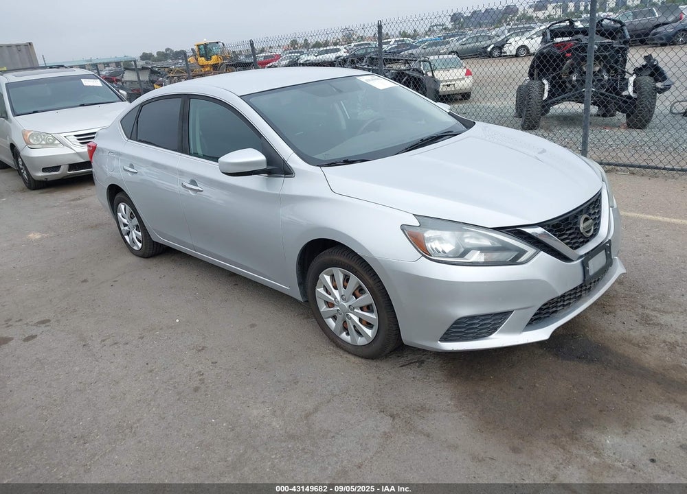 2017 NISSAN SENTRA SV VIN: 3N1AB7APXHL662799