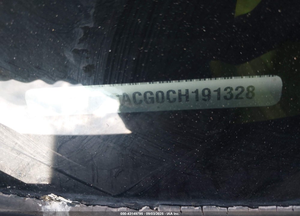 2012 CHRYSLER 300 VIN: 2C3CCACG0CH191328