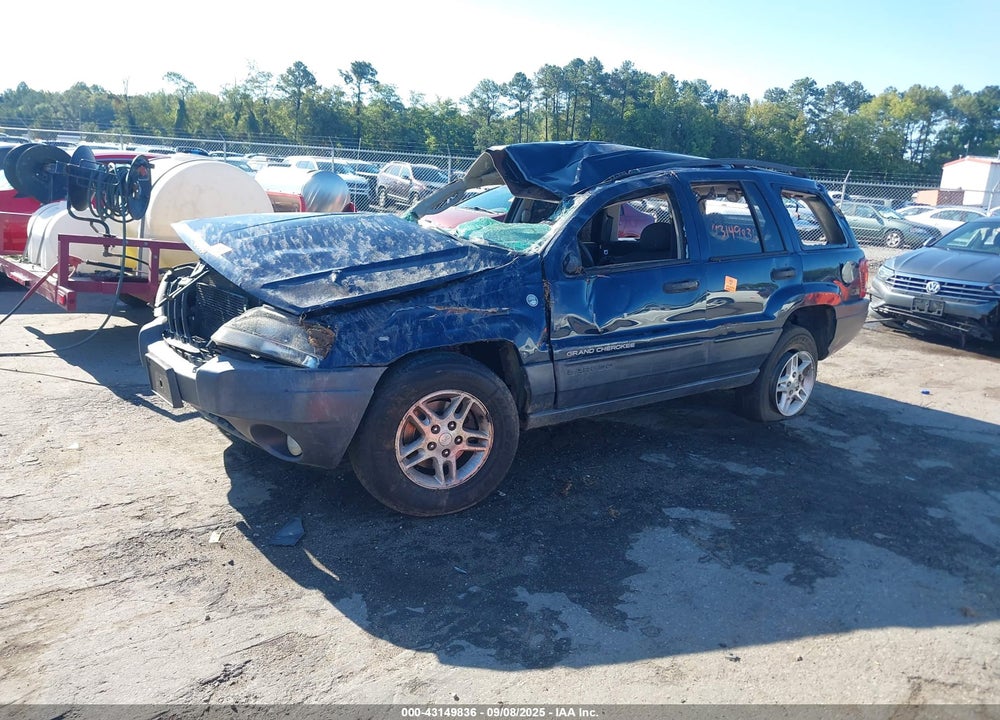 2004 JEEP GRAND CHEROKEE VIN: 1J4GW48S84C345088