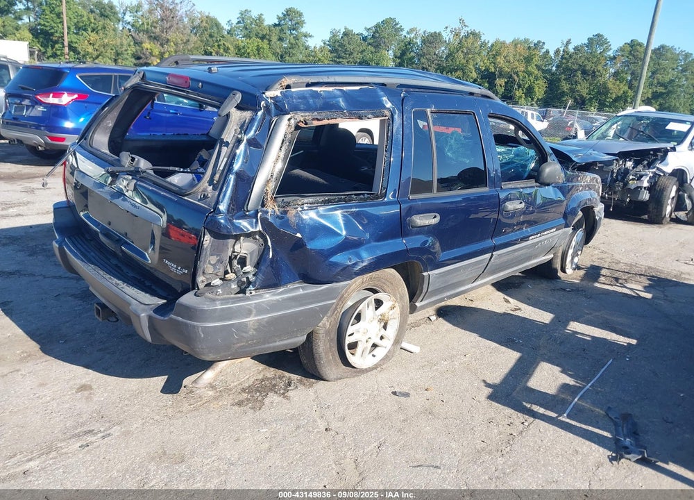 2004 JEEP GRAND CHEROKEE VIN: 1J4GW48S84C345088