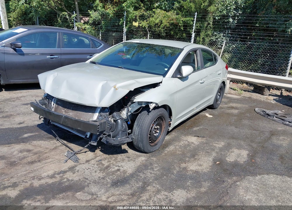 2017 HYUNDAI ELANTRA SE VIN: 5NPD74LF8HH171095