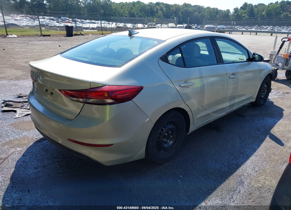 2017 HYUNDAI ELANTRA SE VIN: 5NPD74LF8HH171095