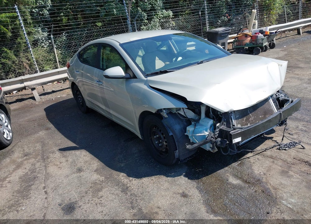2017 HYUNDAI ELANTRA SE VIN: 5NPD74LF8HH171095