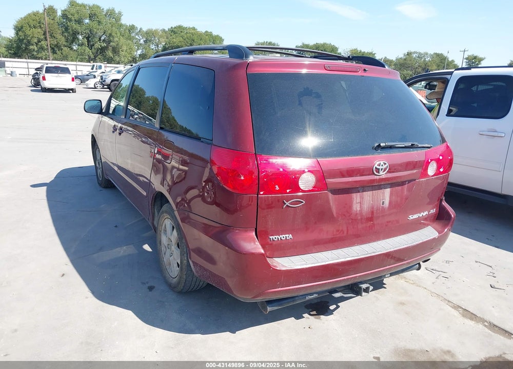 2008 TOYOTA SIENNA XLE VIN: 5TDZK22C48S175400