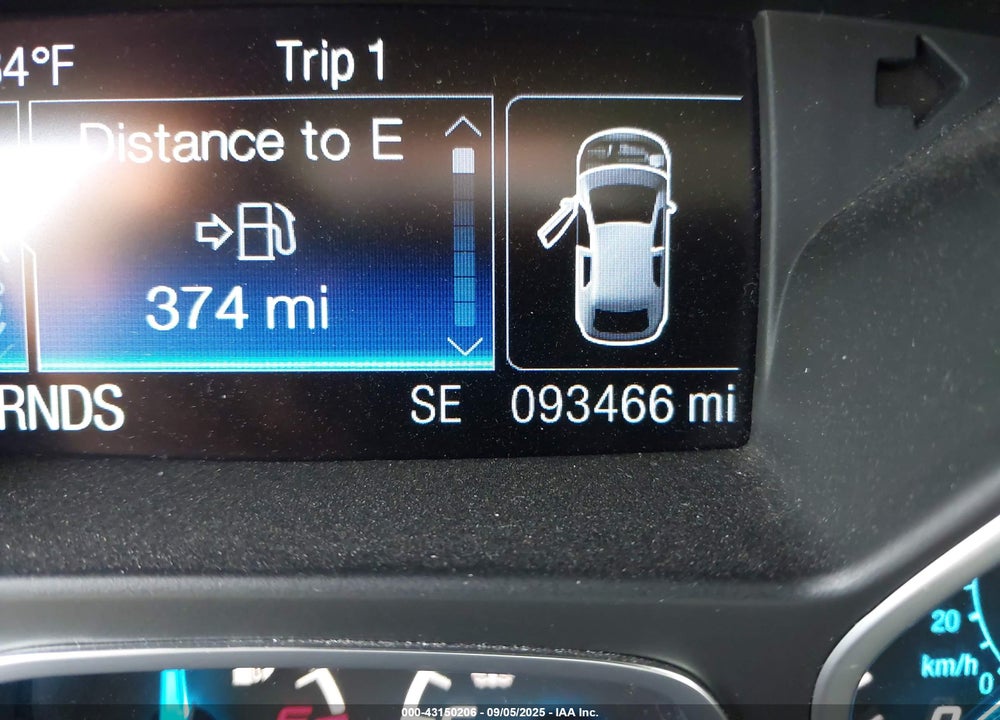 2016 FORD ESCAPE VIN: 1FMCU9J91GUA78207