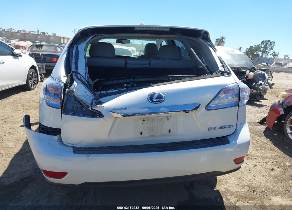 2012 LEXUS RX 450H VIN: JTJZB1BA9C2006186