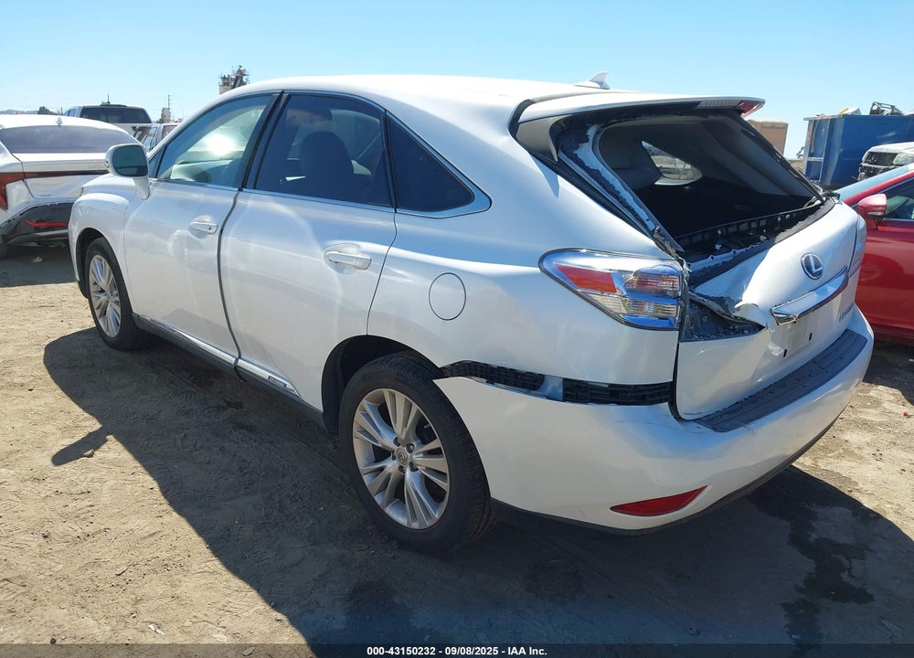 2012 LEXUS RX 450H VIN: JTJZB1BA9C2006186
