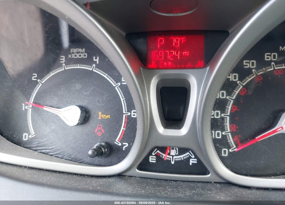 2013 FORD FIESTA VIN: 3FADP4BJ5DM164380