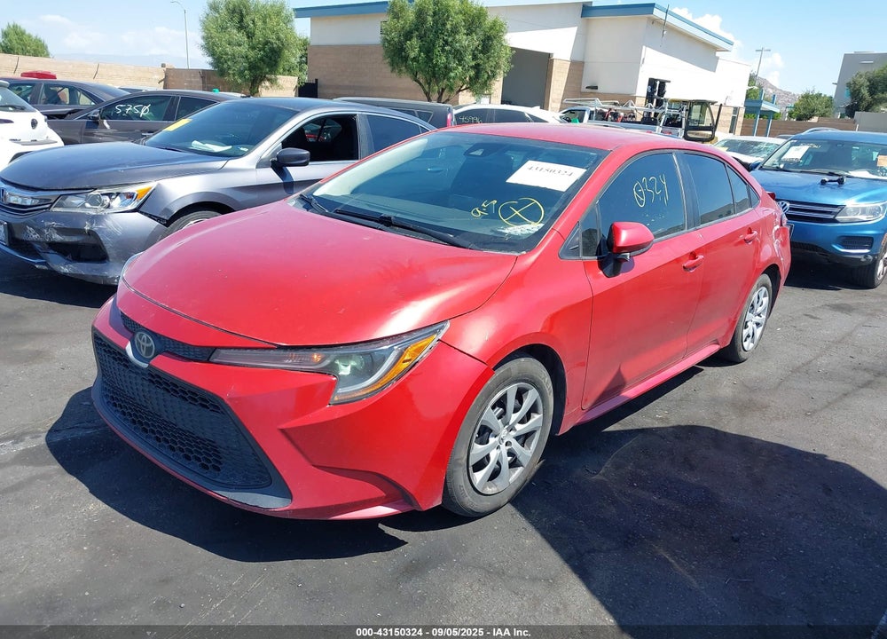 2020 TOYOTA COROLLA VIN: 5YFEPRAE6LP094640