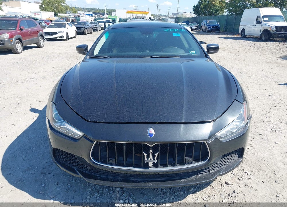 2017 MASERATI GHIBLI VIN: ZAM57XSA9H1225471