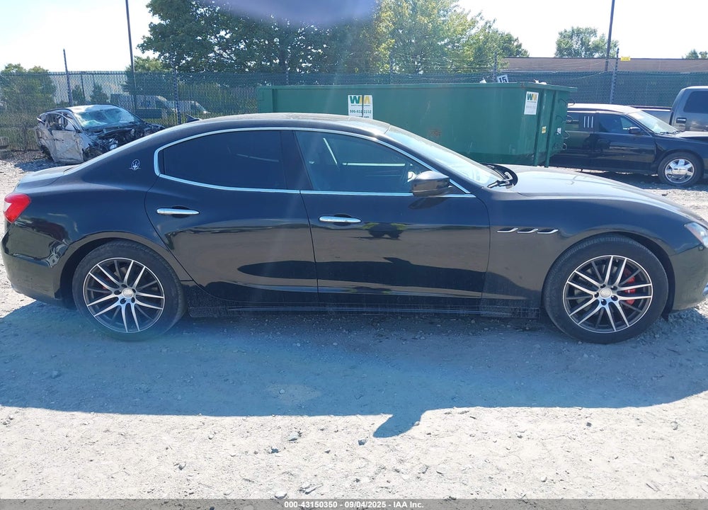 2017 MASERATI GHIBLI VIN: ZAM57XSA9H1225471