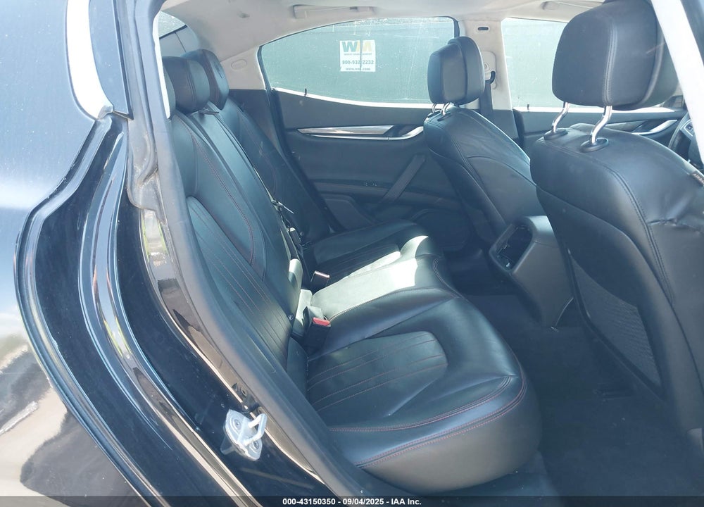 2017 MASERATI GHIBLI VIN: ZAM57XSA9H1225471