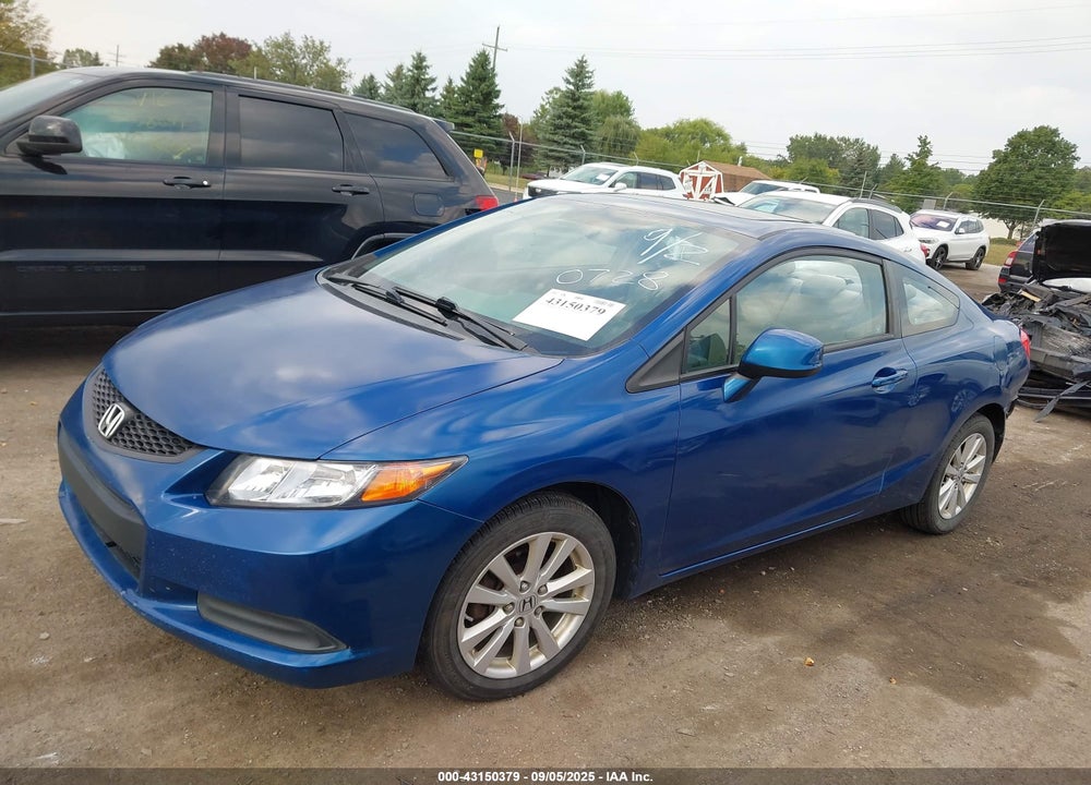 2012 HONDA CIVIC EX VIN: 2HGFG3B81CH500728