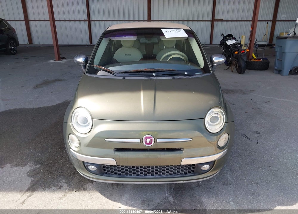 2012 FIAT 500C VIN: 3C3CFFERXCT207805