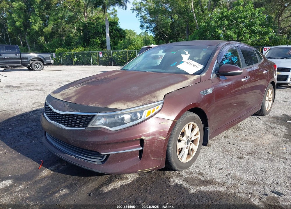 2016 KIA OPTIMA LX VIN: 5XXGT4L36GG036934