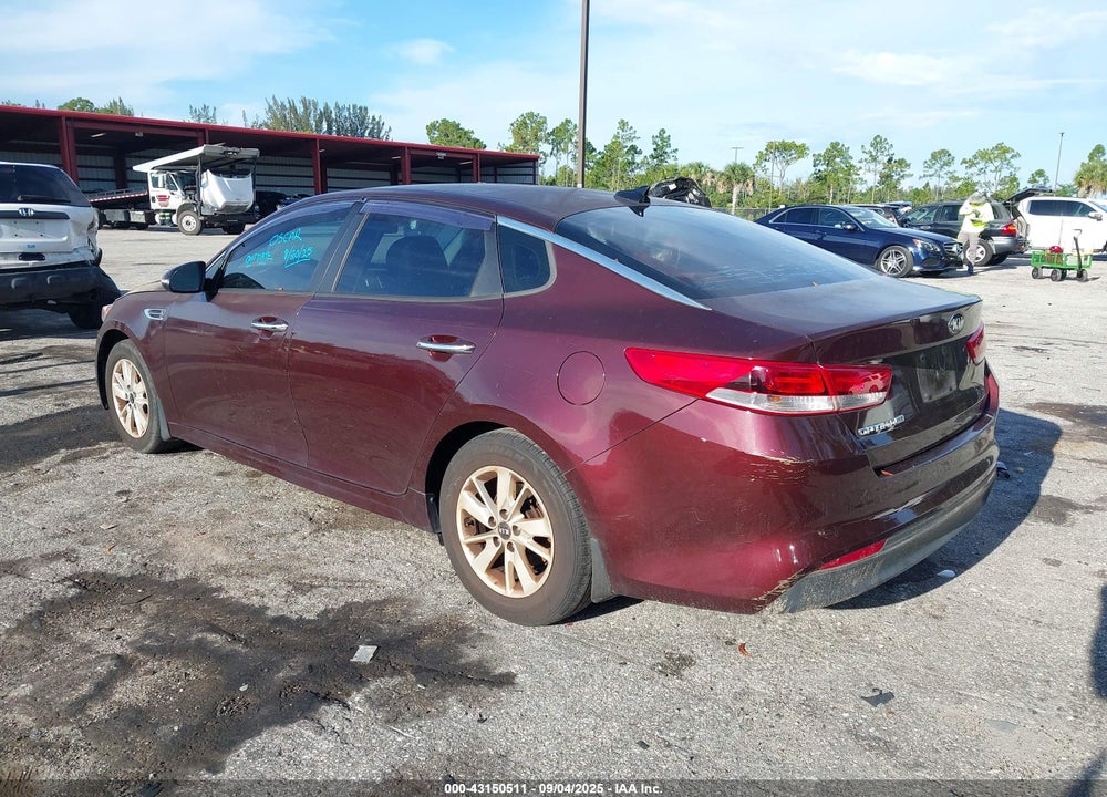 2016 KIA OPTIMA LX VIN: 5XXGT4L36GG036934