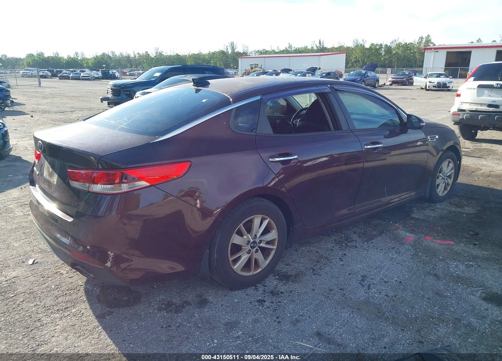 2016 KIA OPTIMA LX VIN: 5XXGT4L36GG036934