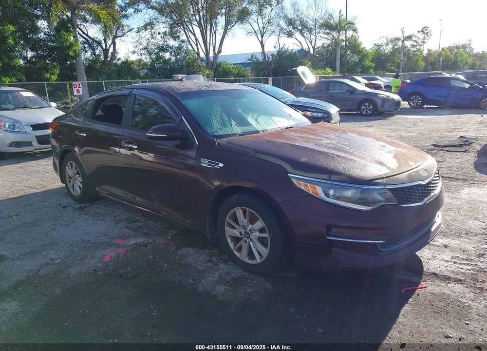 2016 KIA OPTIMA LX VIN: 5XXGT4L36GG036934