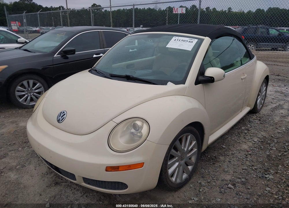 2008 VOLKSWAGEN BEETLE VIN: 3VWRF31Y38M404217