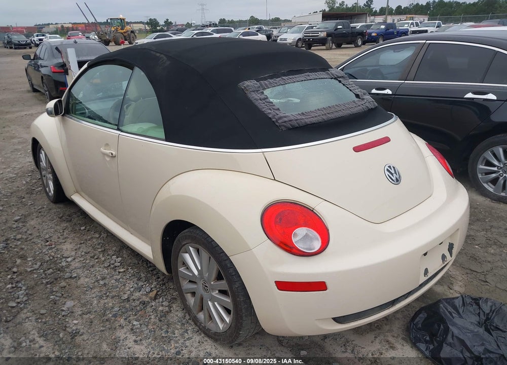2008 VOLKSWAGEN BEETLE VIN: 3VWRF31Y38M404217
