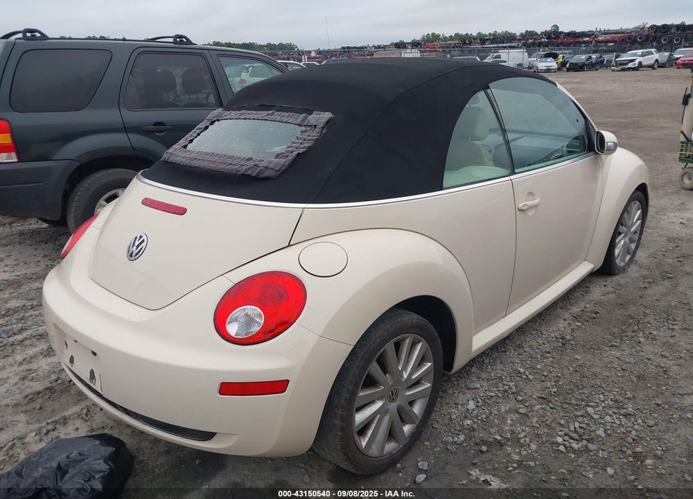 2008 VOLKSWAGEN BEETLE VIN: 3VWRF31Y38M404217