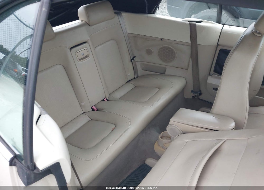 2008 VOLKSWAGEN BEETLE VIN: 3VWRF31Y38M404217