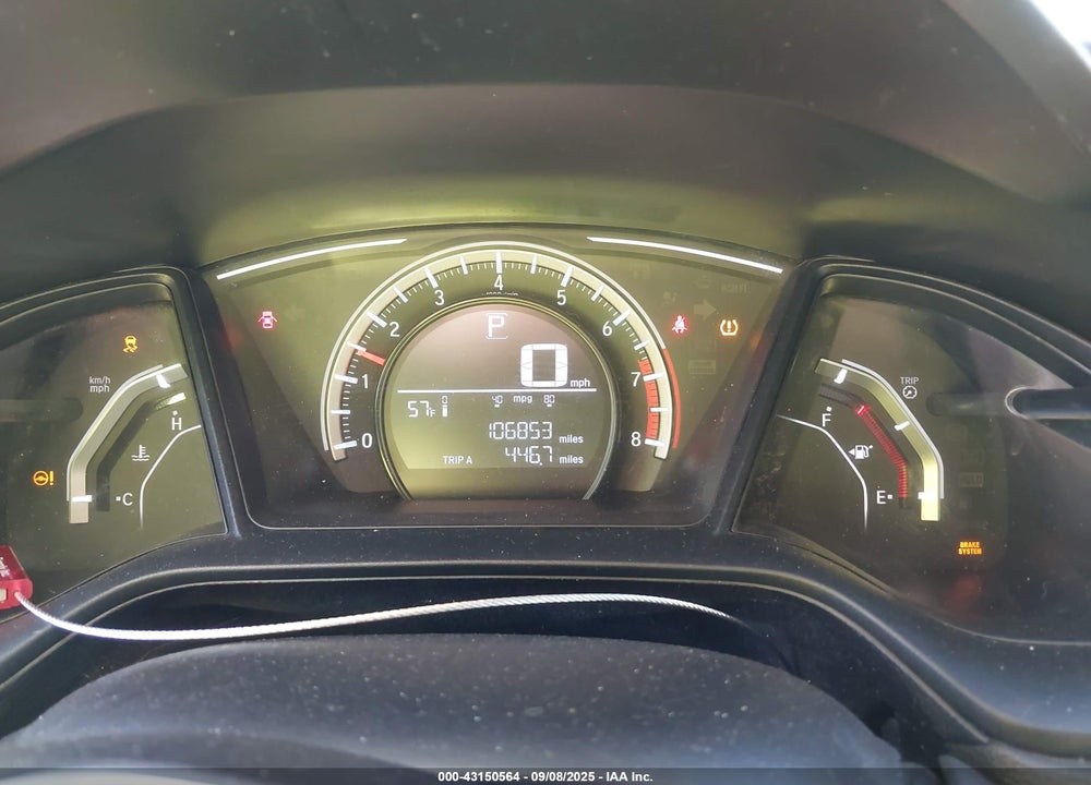 2018 HONDA CIVIC VIN: 2HGFC2F51JH583743