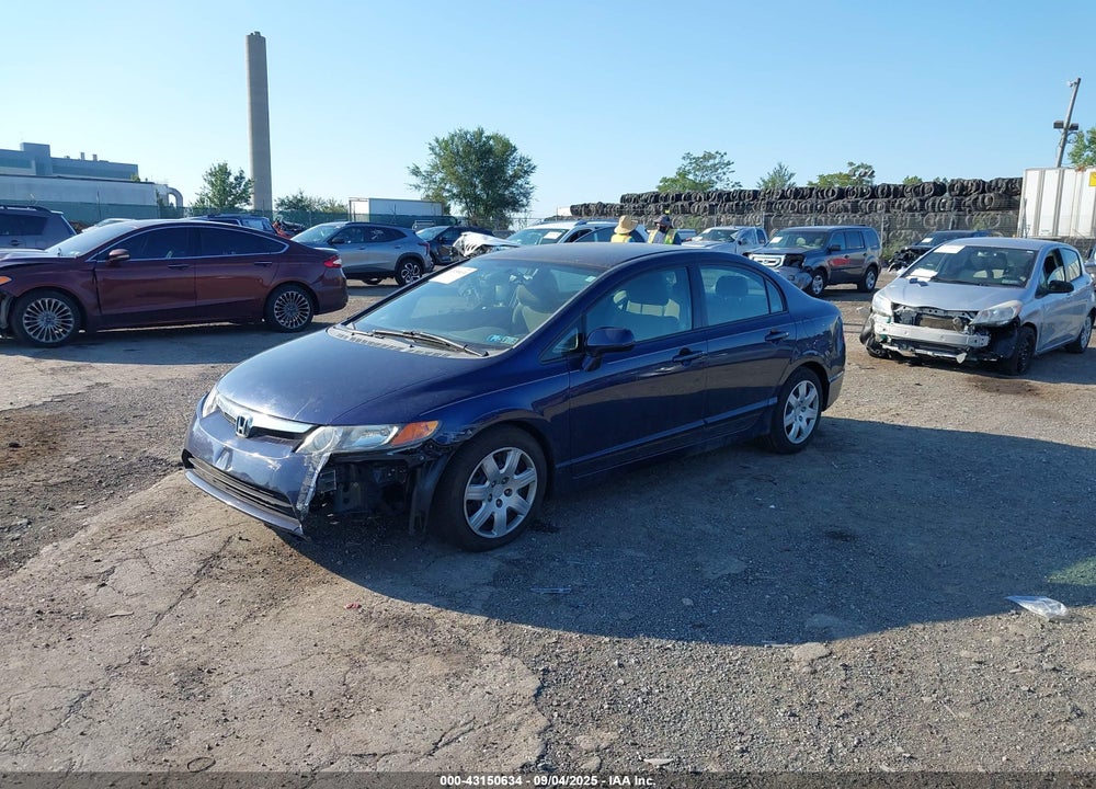 2007 HONDA CIVIC LX VIN: 2HGFA165X7H511755