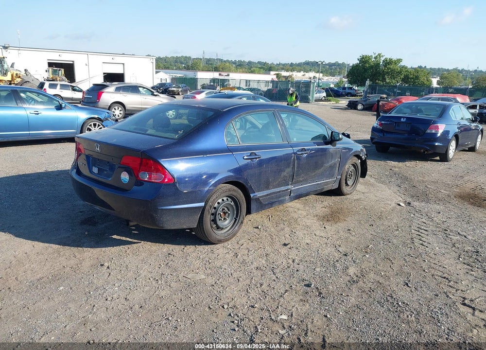 2007 HONDA CIVIC LX VIN: 2HGFA165X7H511755