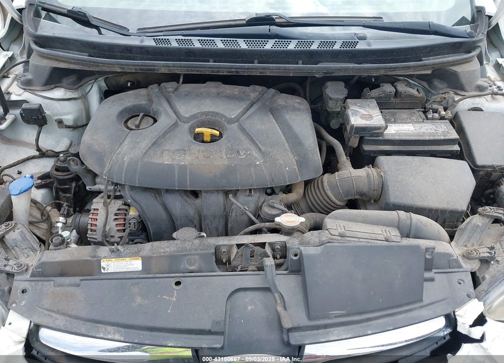 2012 HYUNDAI ELANTRA GLS VIN: 5NPDH4AEXCH147865